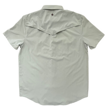 Load image into Gallery viewer, Sage Green Short Sleeve Performance Western Shirt