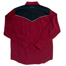 Load image into Gallery viewer, Cabernet / Caviar Long Sleeve Performance Western Shirt