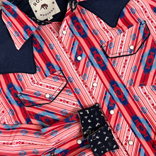 Load image into Gallery viewer, San Antonio Stripe Long Sleeve Performance Western Shirt