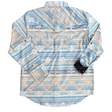 Load image into Gallery viewer, Aztec Oasis Long Sleeve Performance Western Shirt