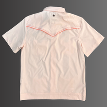 Load image into Gallery viewer, Pearl Snap Guayabera Performance Shirt--Cloud Pink