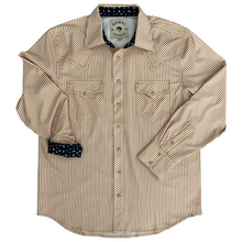 Load image into Gallery viewer, Desert Cowboy Stripe Long Sleeve Performance Western Shirt