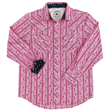 Load image into Gallery viewer, Cactus Flower Paisley Long Sleeve Performance Western Shirt