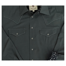 Load image into Gallery viewer, Gunmetal Long Sleeve Performance Western Shirt