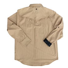 Load image into Gallery viewer, Desert Cowboy Stripe Long Sleeve Performance Western Shirt