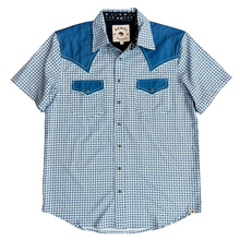 Load image into Gallery viewer, Blue Diamond Short Sleeve Performance Western Shirt
