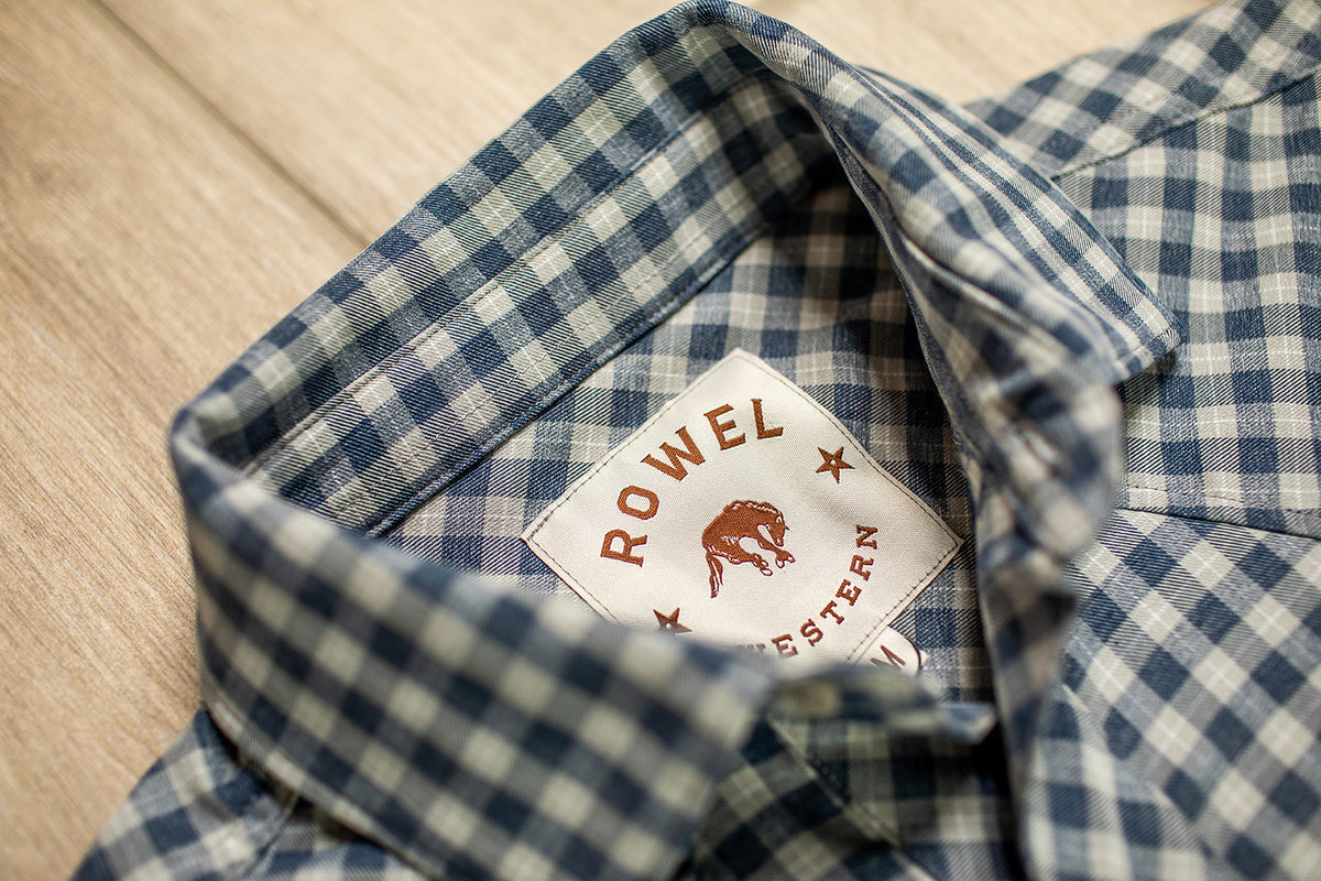 Navy Check Tech Flannel Workshirt – Rowel Western Wear