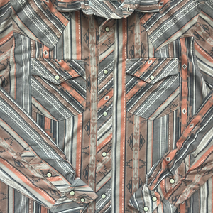 Aztec Pearl Snap Shirt | Long Sleeve | Rowel Western – Rowel Western Wear