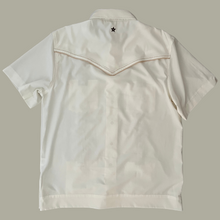 Load image into Gallery viewer, Pearl Snap Guayabera Performance Shirt--Pearl White
