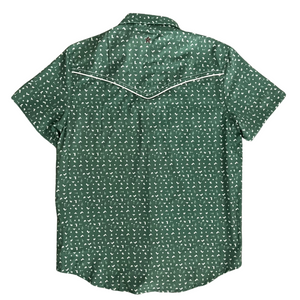 Myrtle Green Western Icon Short Sleeve Performance Western Shirt