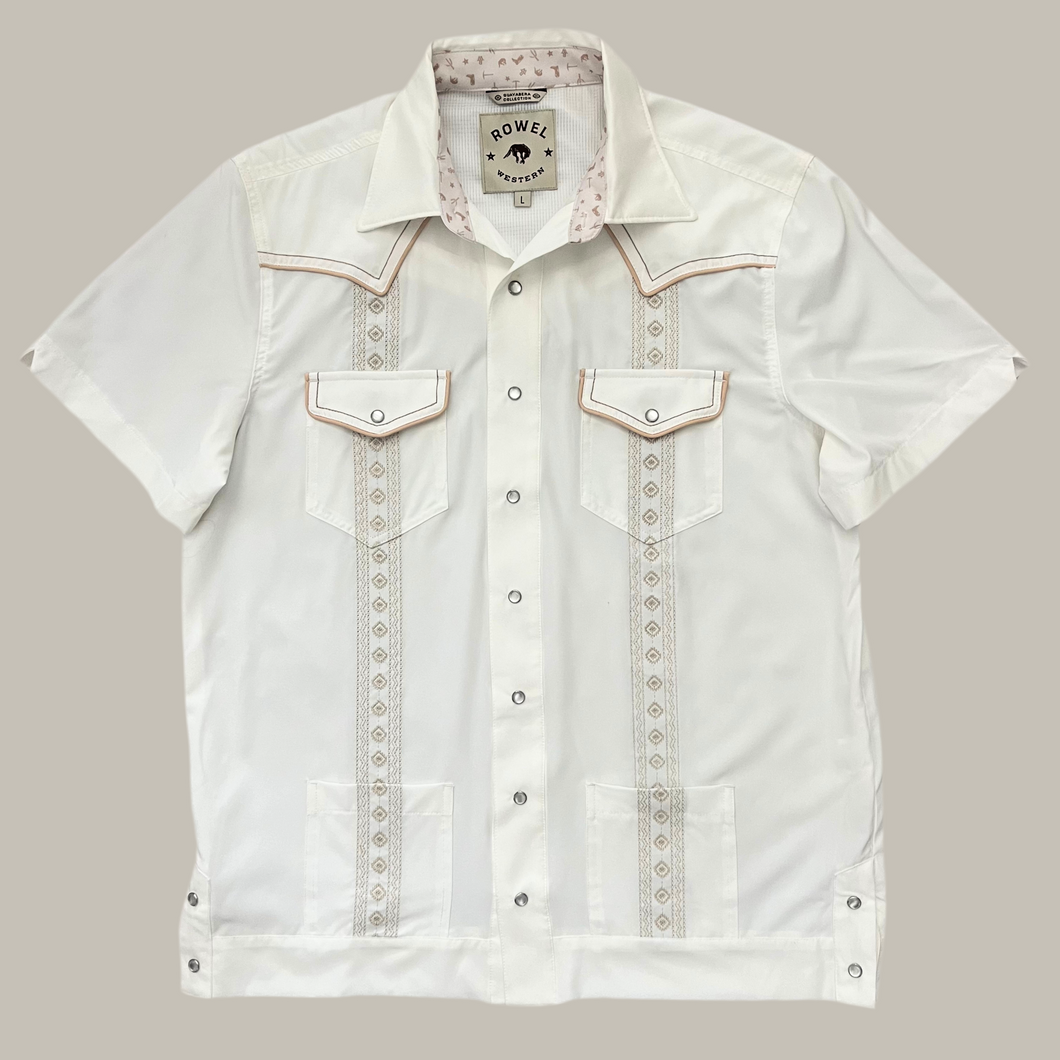 Pearl Snap Cowboy Shirt | Pearl White Pearl Snap Cowboy Shirt | Pearl White