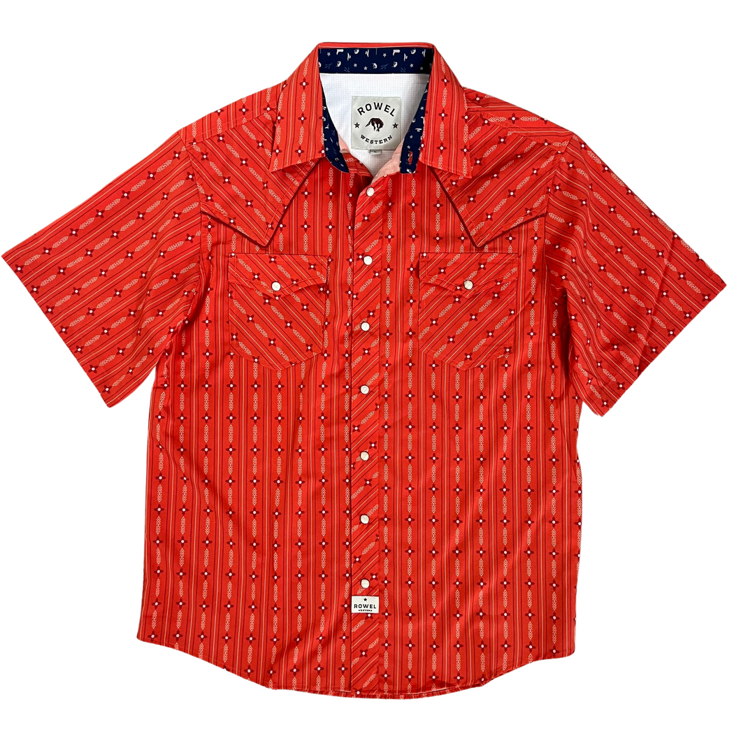 Rusty Zia Short Sleeve Performance Western Shirt