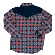 Load image into Gallery viewer, Backyard Plaid Long Sleeve Performance Western Shirt
