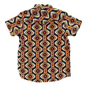 Youth Zuni Diamond Short Sleeve Performance Western Shirt