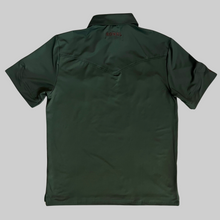 Load image into Gallery viewer, Pearl Snap Polo- Pineneedle
