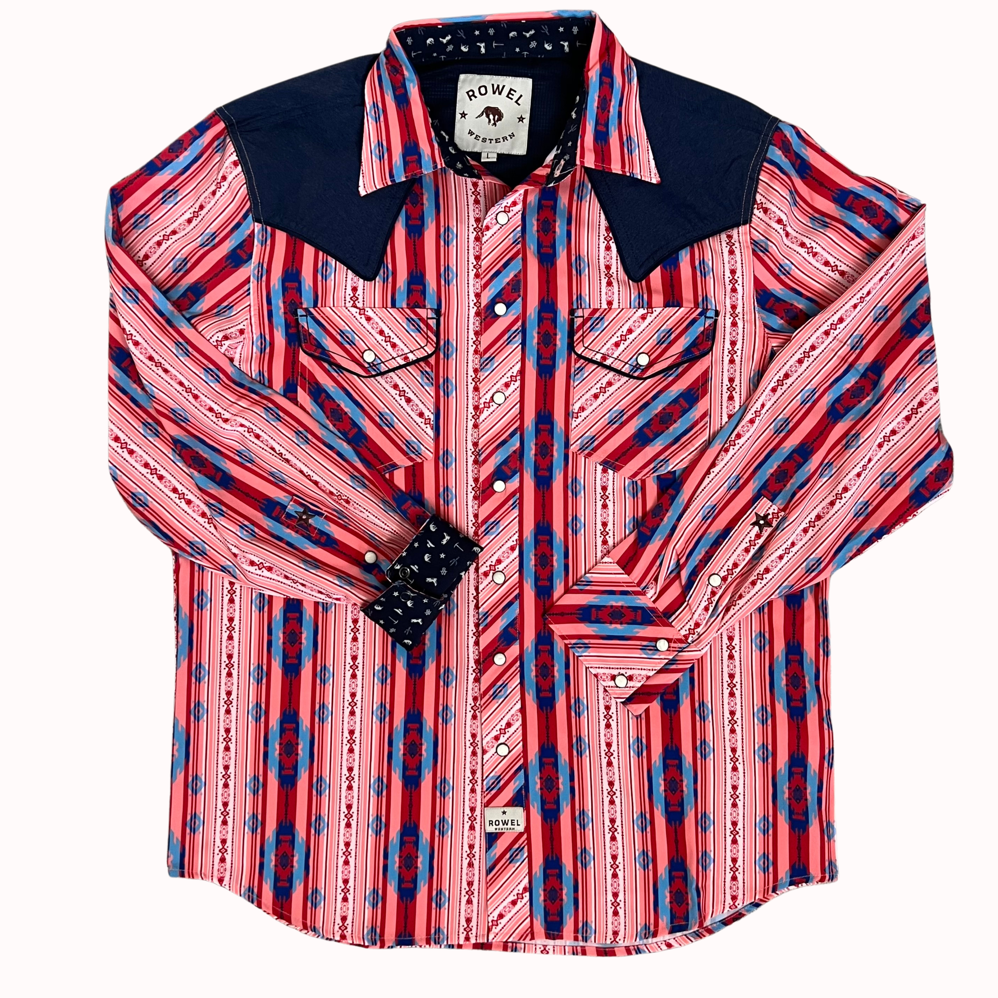 K*i様 RRL EMBROIDERY STRIPED WESTERN SNAP K*i様 RRL EMBROIDERY STRIPED WESTERN SNAP Boys Western