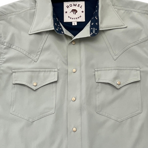 Sage Green Short Sleeve Performance Western Shirt