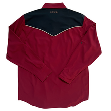 Load image into Gallery viewer, Cabernet / Caviar Long Sleeve Performance Western Shirt
