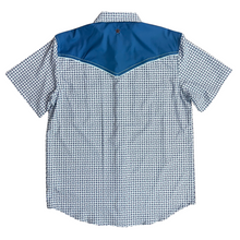 Load image into Gallery viewer, Blue Diamond Short Sleeve Performance Western Shirt
