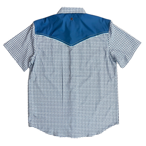 Blue Diamond Short Sleeve Performance Western Shirt