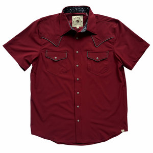 Cabernet Burgundy Irongate Piping Western | Rowel Western S Cabernet Burgundy Irongate Piping Western | Rowel Western S