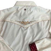 Load image into Gallery viewer, White Alyssum Embroidered Long Sleeve Performance Western Shirt

