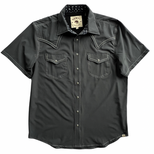 Gunmetal Short Sleeve Performance Western Shirt