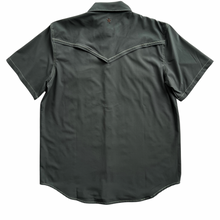 Load image into Gallery viewer, Gunmetal Short Sleeve Performance Western Shirt
