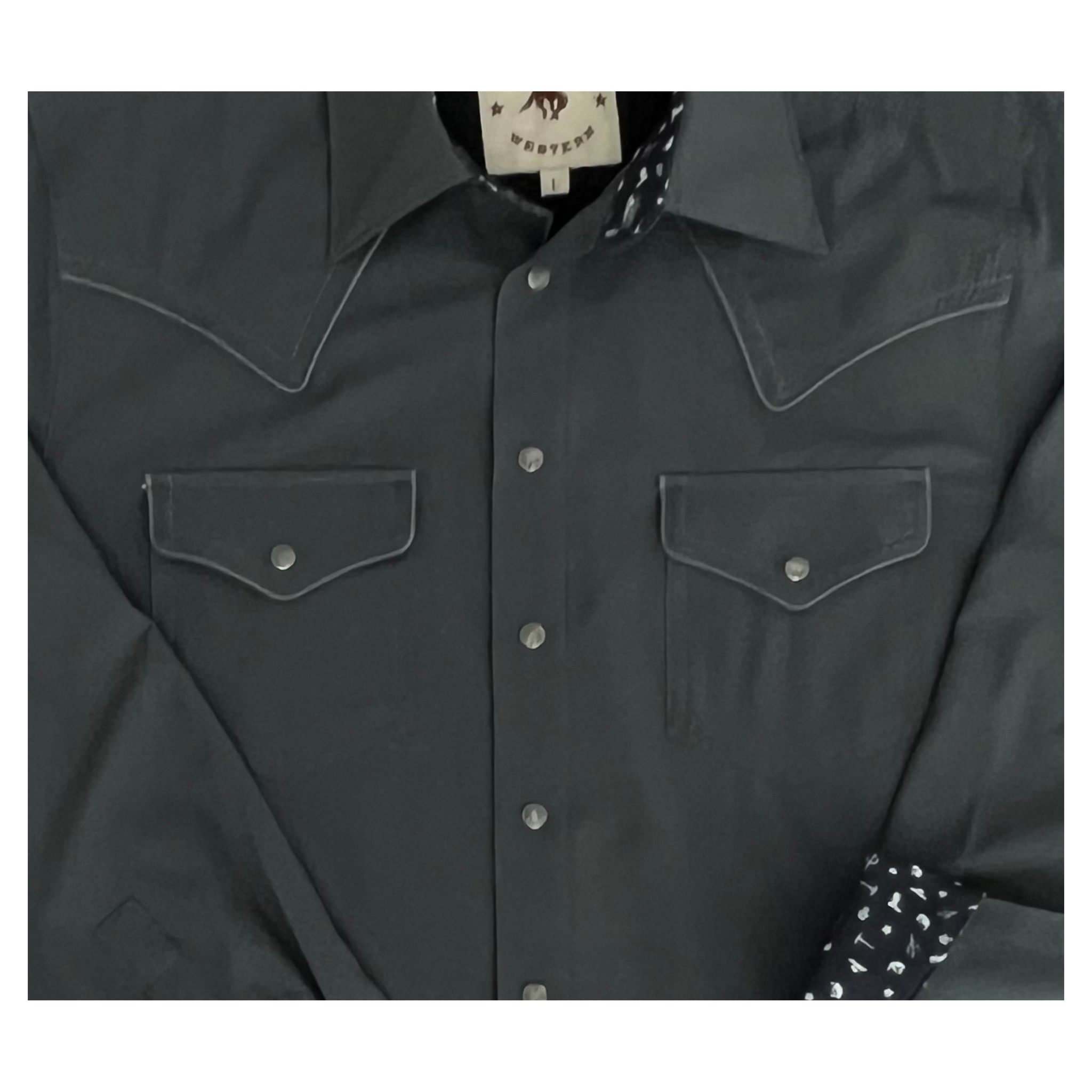 gunmetal grey dress shirt Steel gray business shirt
