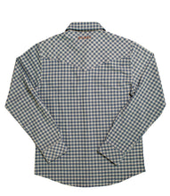 Load image into Gallery viewer, Navy Check Tech Flannel Workshirt
