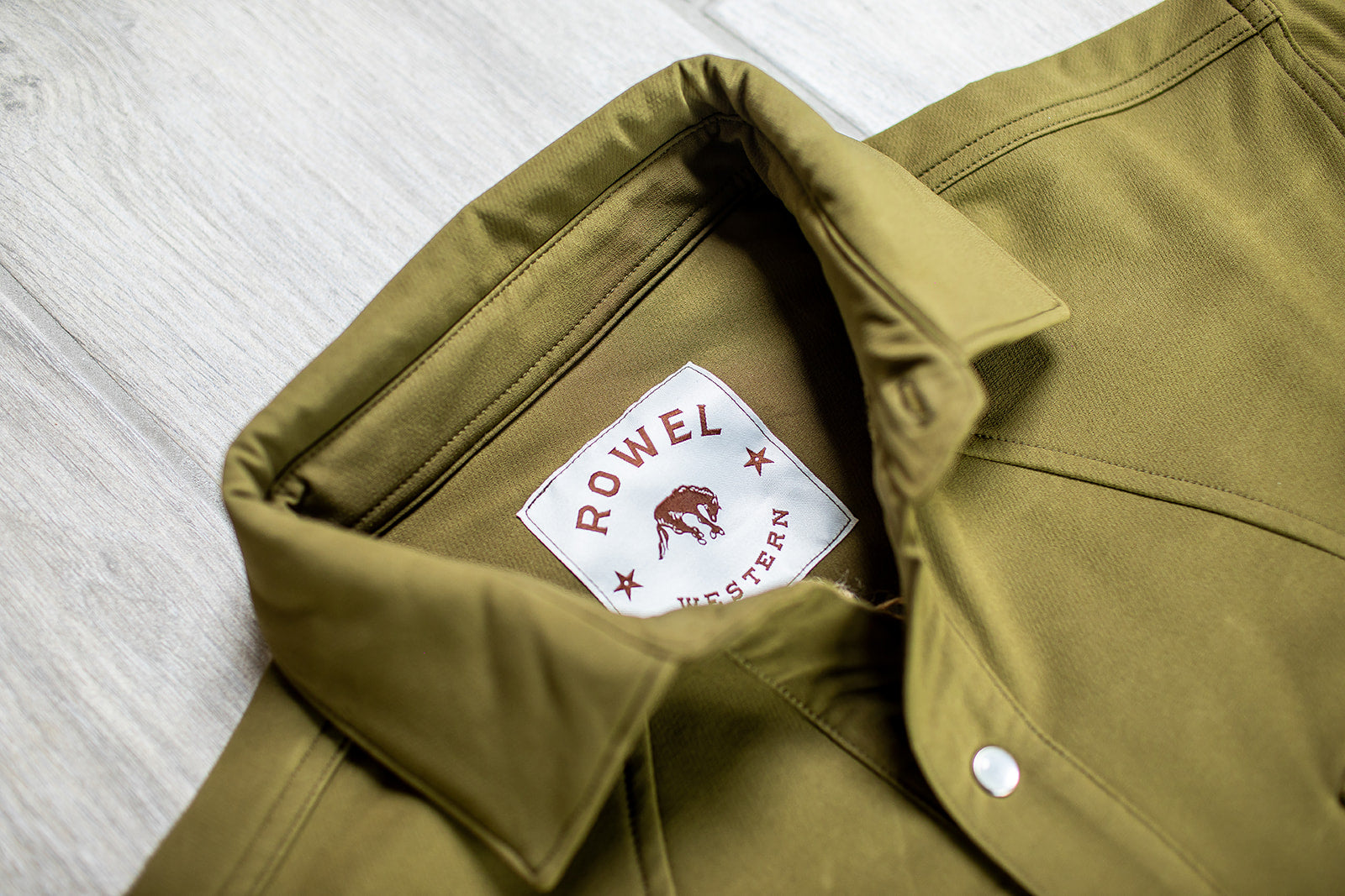 Tech Fleece Western Jacket (Olive) – Rowel Western Wear