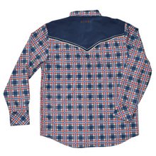 Load image into Gallery viewer, Backyard Plaid Long Sleeve Performance Western Shirt
