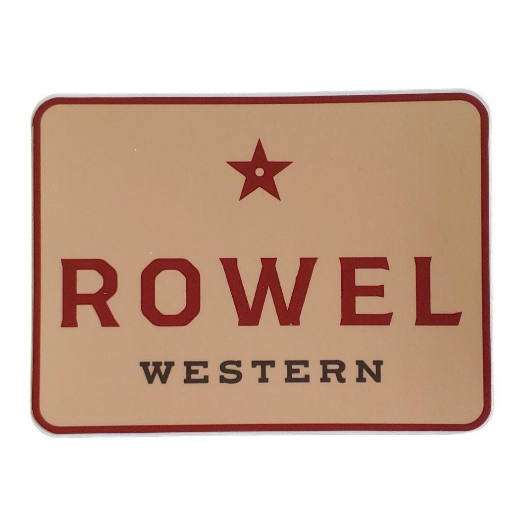 Rowel Western Classic Patch Sticker (Matte Finish)