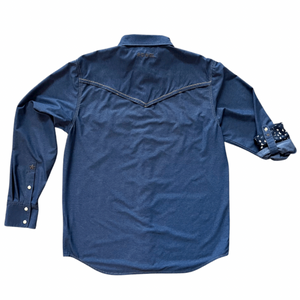 Classic Tech Denim Long Sleeve Performance Western Shirt
