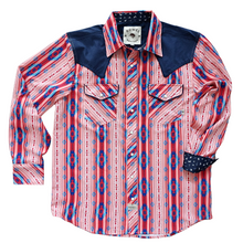 Load image into Gallery viewer, San Antonio Stripe Long Sleeve Performance Western Shirt
