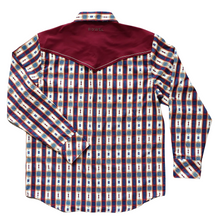 Load image into Gallery viewer, Navajo Plaid Long Sleeve Performance Western Shirt

